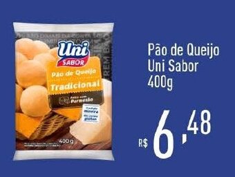 Supermercados Pague Menos Pão de Queijo Uni Sabor 400g oferta