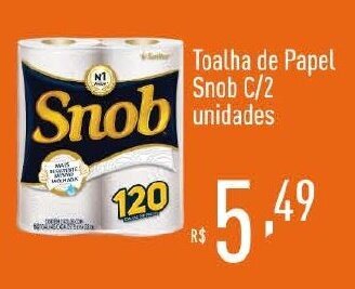 Toalha de Papel Snob C/2 unidades