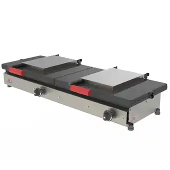 Sanduicheira industrial progás pr-952gn à gás 2 prensas