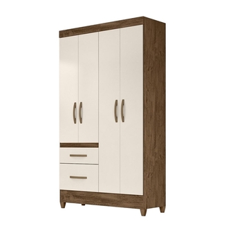 Benoit Guarda roupa / roupeiro moval madri 852030 4 portas 2 gavetas 204x110x47cm oferta