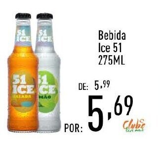 Supermercados Pague Menos Bebida Ice 51 275ML oferta