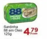 Rossi Supermercado Sardinha 88 em Óleo 179 125g oferta