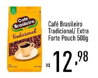 Supermercados Pague Menos Café Brasileiro Tradicional/ Extra Forte Pouch 500g oferta