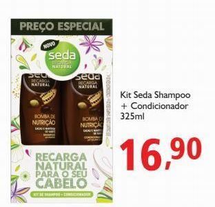 Kit seda shampoo + condicionador 325ml