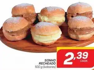 GBarbosa Sonho recheado 100 g (sabores) oferta