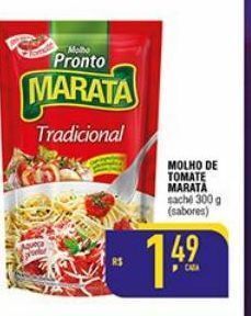 Mercantil Rodrigues Molho de tomate maratá 300g oferta