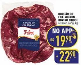 Mercantil Rodrigues Cordão do filé mignon bovino friboi kg oferta