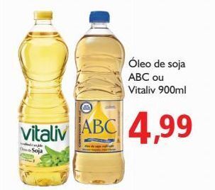 Óleo de soja abc ou vitaliv 900ml