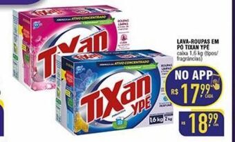 Mercantil Rodrigues Lava roupas em pó tixan ypê 1.6kg oferta