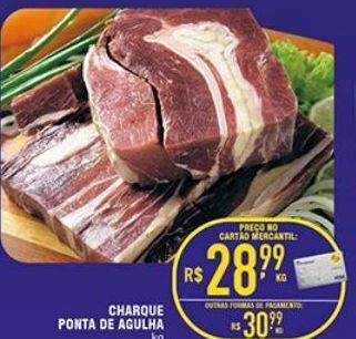 Mercantil Rodrigues Charque ponta de agulha kg oferta