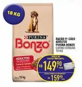 Ração para cães bonzo 18kg
