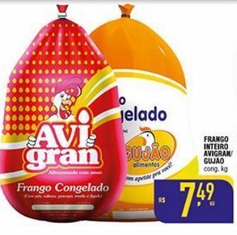 Mercantil Rodrigues Frango inteiro avigran kg oferta
