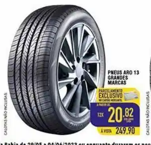 Mercantil Rodrigues Pneus aro 13 oferta