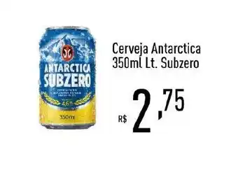 Supermercados Pague Menos Cerveja Antarctica 350ml Lt. Subzero oferta