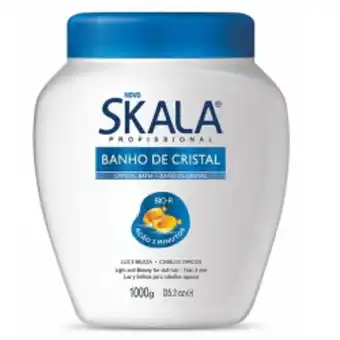 Creme para cabelo skala banho de cristal 1kg