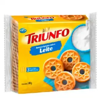 Barracão Supermercado Biscoito triunfo amanteigado leite 248g oferta