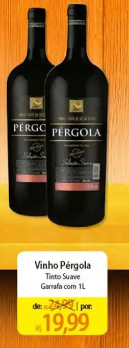 Atacadão Vinho Pérgola Tinto Suave Garrafa com 1L oferta