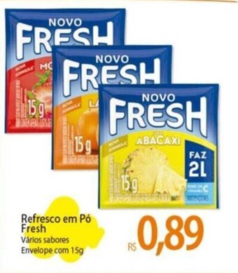 Atacadão Refresco em Pó Fresh Vários sabores Envelope com 15g oferta