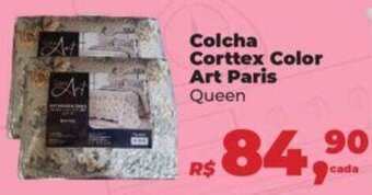 Colcha Corttex Color Art Paris Queen