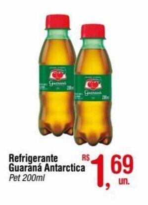 Fort Atacadista Refrigerante Guaraná Antarctica Pet 200ml oferta