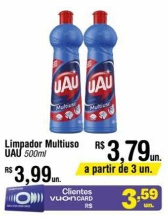 Fort Atacadista Limpador Multiuso Uau 500ml oferta