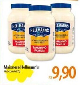 Atacadão Maionese Hellmann's Pet com 657g oferta