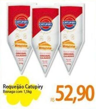Atacadão Requeijão Catupiry Bisnaga com 1,5kg oferta