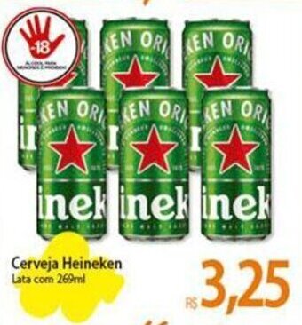 Atacadão Cerveja Heineken Lata com 269ml oferta