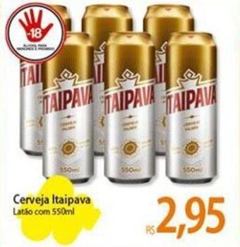Atacadão Cerveja Itaipava Latão com 550ml oferta