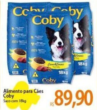 Atacadão Alimento para Cães Coby Saco com 18kg oferta