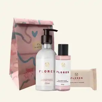 Kit presente amor com flores de lolita