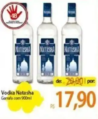 Vodka Natasha Garrafa com 900ml