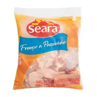 Rede Top Frango a passarinho congelado seara 1kg oferta