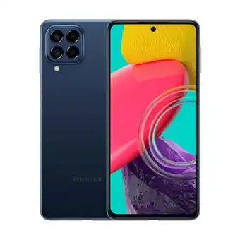 Miranda Smartphone galaxy m53 5g, 128gb/8gb, tela 6.7, câmeras 108mp+8mp+2mp+2mp, azul, sm-m536b, samsung oferta