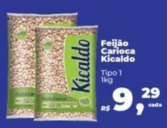 Feijão Carioca Kicaldo Tipo 1 1kg
