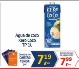 Tenda Atacado Água de coco kero coco tp 1l oferta