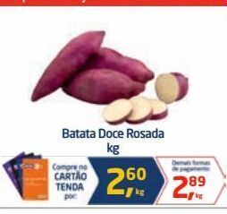 Tenda Atacado Batata doce rosada kg oferta