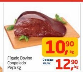 Tenda Atacado Fígado bovino congelado peça kg oferta