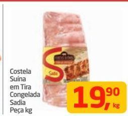 Tenda Atacado Costela suína em tira congelada sadia peça kg oferta