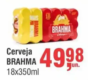 Higa Atacado Cerveja BRAHMA 18x350ml oferta