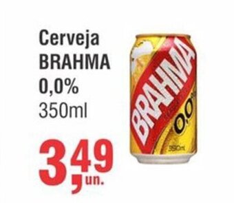 Higa Atacado Cerveja BRAHMA 0,0% 350ml oferta
