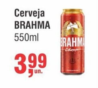 Higa Atacado Cerveja BRAHMA 550ml oferta