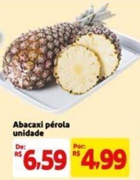 Abacaxi pérola unidade
