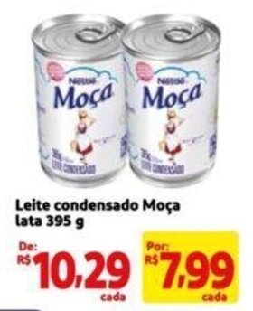 Extra Supermercado Leite condensado Moça lata 395 g oferta