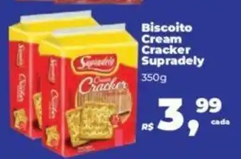Supermercados Mateus Biscoito Cream Cracker Supradely 350g oferta