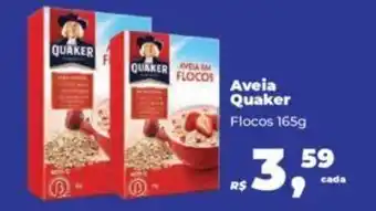 Supermercados Mateus Aveia Quaker Flocos 165g oferta