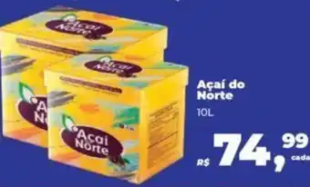 Supermercados Mateus Açaí do Norte 10L oferta