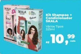 Supermercados Mateus Kit Shampoo + Condicionador SKALA Vários Tipos 325ml oferta