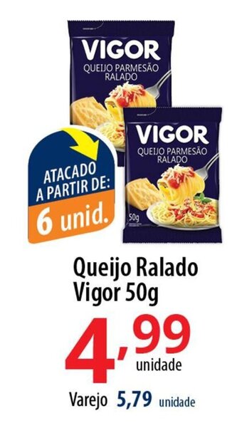 Akki Atacadista Queijo Ralado Vigor 50g oferta