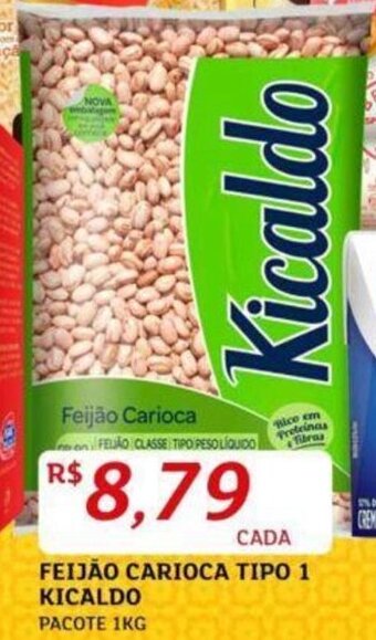 Assaí Atacadista FEIJÃO CARIOCA TIPO 1 KICALDO PACOTE 1KG oferta